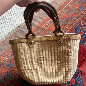 Tory Burch wicker bag excellent condition